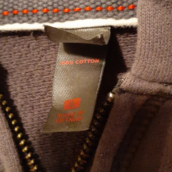 District Grey Pittbull Zip Up Jacket, Size S - Picture 5 of 8